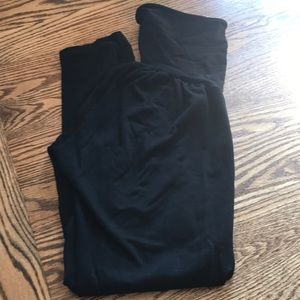 Black maternity leggings